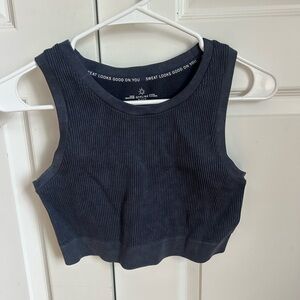 Aerie Offline Ribbed Cropped Athletic Tank